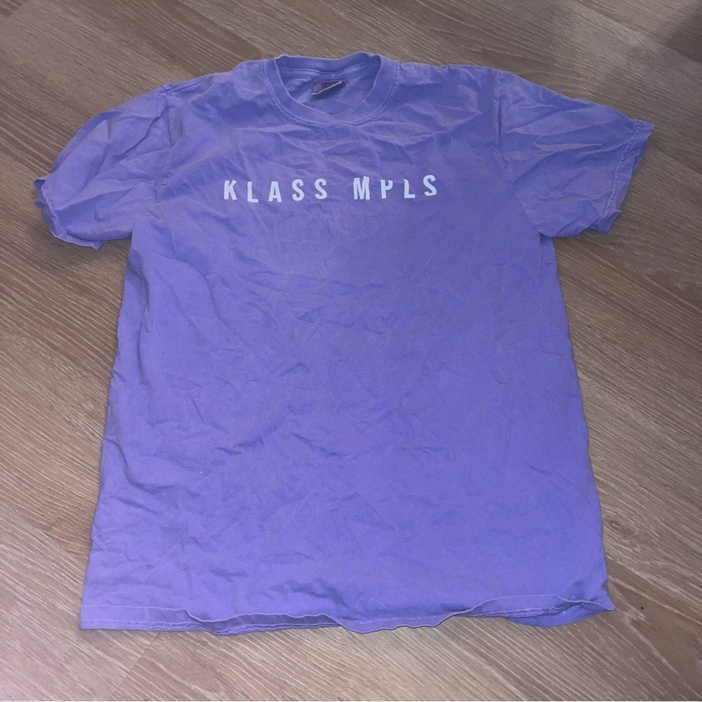 Comfort colors purple tshirt KLASS MPLS